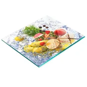 shumee Kuhinjska večnamenska dekorativna utrjena tabla Sadje in voda 60x52 cm