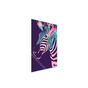 shumee Steklena deska za rezanje 35x52 Zebra