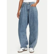 adidas Jeans hlače KQ6476 Modra Barrel Fit