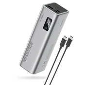 CUKTECH powerbank CUKP200XGLGR, 20.000 mAh, 85 W, siva