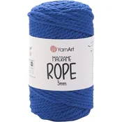 Yarn Art Macrame Rope 3 mm 63 m 772 Royal Blue Vrvica