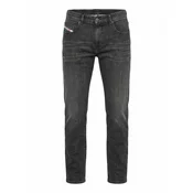 DIESEL Kavbojke D-STRUKT SUPERSTRETCH JOGGJEANS črn denim