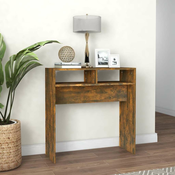 Konzolni stol boja hrasta 78 x 30 x 80 cm od konstruiranog drva