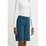Kratke outdoor hlače Picture Vellir boja: tirkizna, bez uzorka, srednje visoki struk, WSH082