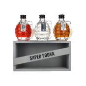 saper-vodka Vodka Saper vodka + GB 3 x 0,2 l