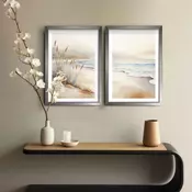 Wallity Dekorativne uramljene slike, 38x53cm, 2 komada, Šarene