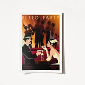 Wallity Poster Party-1972, 21x29,7 cm
