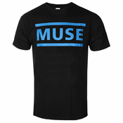 Metal majica moška Muse - Dark Blue Logo - ROCK OFF - MUSETS01MDBB