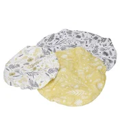 Set of 3 bowl covers, organic cotton - Natural Elements