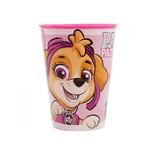Stor Otroški plastični kozarec 260 ml – Paw Patrol Pink, brez BPA, 74507