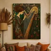 Wallity Dekorativna slika na platnu, 70x100cm, Šarena