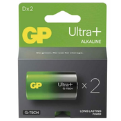 GP Ultra Plus alkalna baterija, LR20 D, 2 komada (B03412)