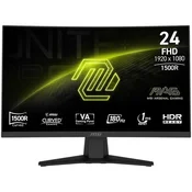 MSI MAG 244C računalni monitor 59,9 cm (23.6) 1920 x 1080 pikseli Full HD LCD Črna