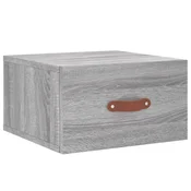 Vidaxl Stenska nočna omarica siva sonoma 35x35x20 cm