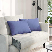 Jastucici za sofu 2 pcs Traper plava 60 x 40 cm tkanina