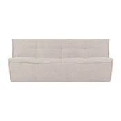 Bež sedežna garnitura iz tkanine bouclé 204 cm Cluster – vtwonen