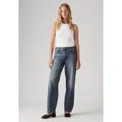 Levis for woman. A3494-0037 Baggy Jeans Dad blue (30/32), Casual, Cotton, Denim