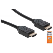 HDMI kabel z Ethernetom 1,8 m črn MANHATTAN