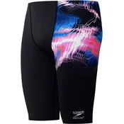Speedo placement printed jammer black/pink s - uk32