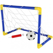Nogometni gol plastika 44x31cm z žogo in črpalko