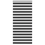 Zavjesa zebra crna 110x200 cm širina tkanine 105,9 cm poliester