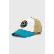 Kapa s šiltom LA Sportiva Belayer turkizna barva
