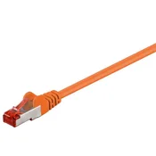 Omrežni kabel F/UTP CAT6 0.25m oranžen PVC