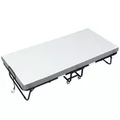 Homestar Zložljiva postelja za goste 200x90x425 cm bela in črna
