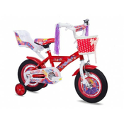 Bicikl dečiji PRINCESS 12 crvena/bela 590032