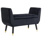 Homestar Klop 107x42x65 cm Črna za shranjevanje