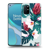 Silikonski črni ovitek za OnePlus 8T - Rhododendron