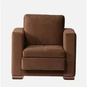 Casa Padrino luxury armchair brown 91 x 88 x H. 67 cm - Living room armchair - Hotel armchair - Living room furniture - Hotel furniture - Luxury furniture - Luxury furnishings