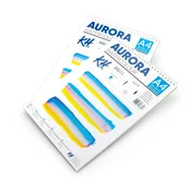 Akvarelni blok AURORA cold press A4 s špiralo | 12 listov