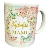 Skodelica - Najboljša MAMI (metulji & cvetje)