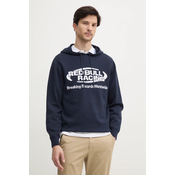 Bombažen pulover Red Bull Racing x Pepe Jeans INTARSIA HOODY