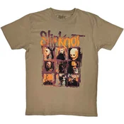 Slipknot Majica The End, So Far Grid Photos Unisex Tan Brown 2XL