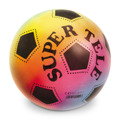 Futbalová lopta dúhová BioBalls Supertele Mondo gumová 23 cm MON4602