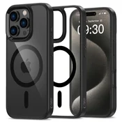 Ovitek Tech-Protect Magmat Magsafe iPhone 16 Pro - črno-prozoren
