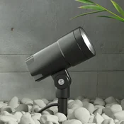 Lucande Daja LED zunanji reflektor, nastavljiv kot snopa - Sodobni - temno siva - Kovina