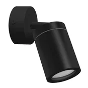 Ideus Stenska svetilka za kopalnico črna IP44, premična TENOR GU10 20W 04069