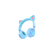 hoco. Bežicne stereo  slušalice, Bluetooth v5.3, 400mAh - W39 slušalice Macje uši,Plave