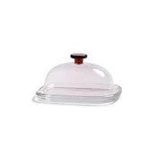 &k Amsterdam posodica za maslo iz barvanega stekla 19 x 12,5 x 10 cm