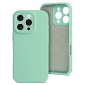 Mat Liquid silikonski ovitek z MagSafe za iPhone 16 - mint