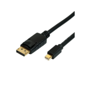 ROLINE 11.04.5814 DisplayPort cable 1 m Mini DisplayPort Black