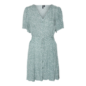 Vero Moda Alba Obleka 804744 Zelena