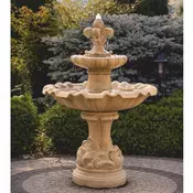 Casa Padrino Baroque Fountain Beige A� 100 x H. 146 cm - Magnificent Garden Fountain