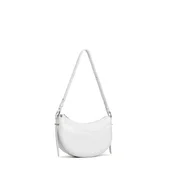 LANCASTER Paris Torba za čez ramo Sac demi lune Zippé Suave Ace Lancaster Gris Clair siva