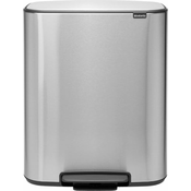 Brabantia Koš za odpadke s pedalom Bo, 2x30L