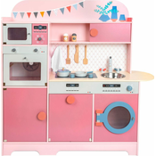 Small foot by Legler Mala noga Lesena kuhinja Gourmet Pink