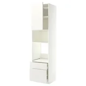 METOD / MAXIMERA Visoki element za ugradne uredaje, bela/Veddinge bela, 60x60x240 cm
